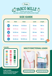 Parco Millé Summer Camp harness set