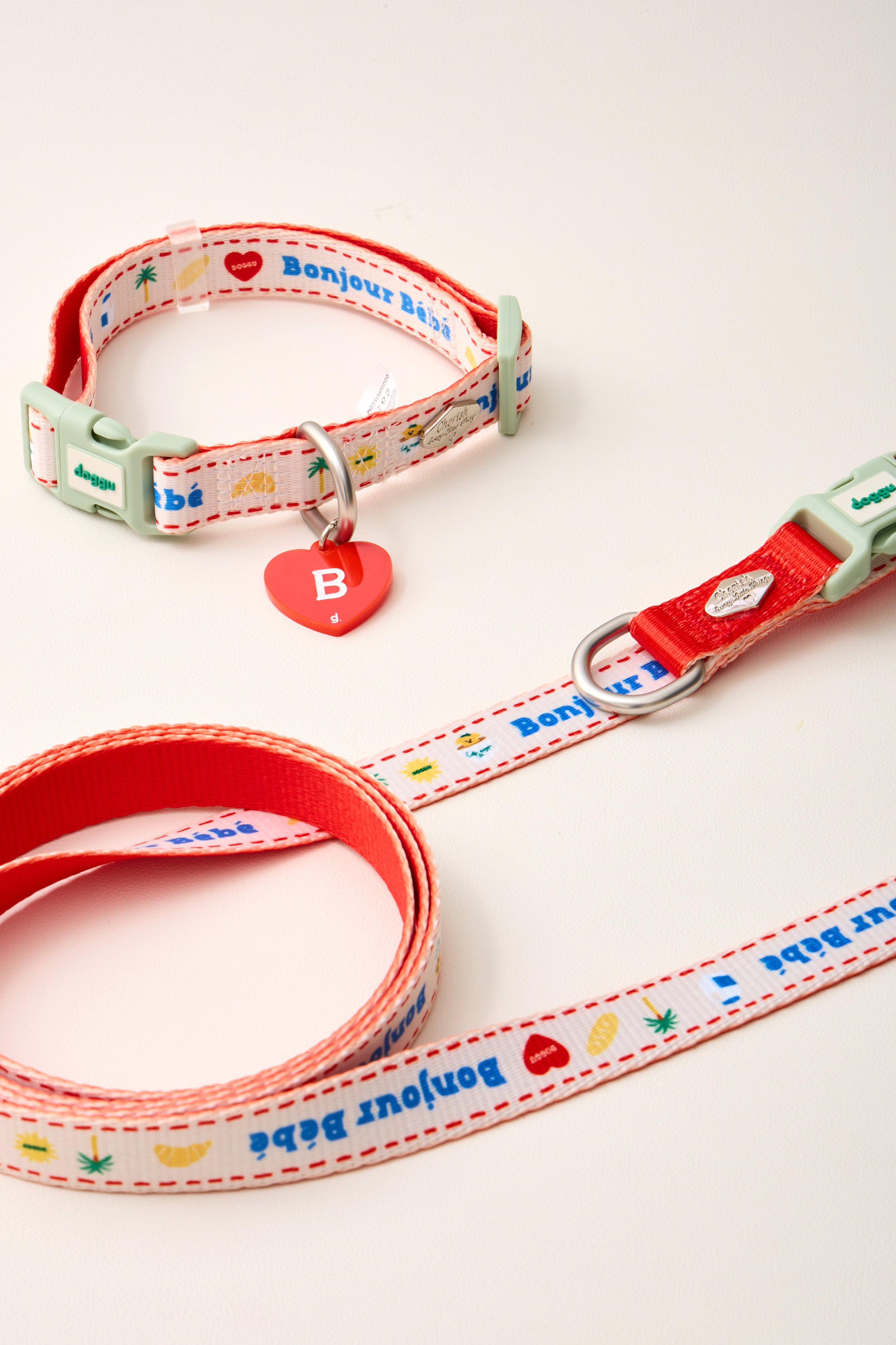 Bonjour Bebe Collar & Leash ❤️