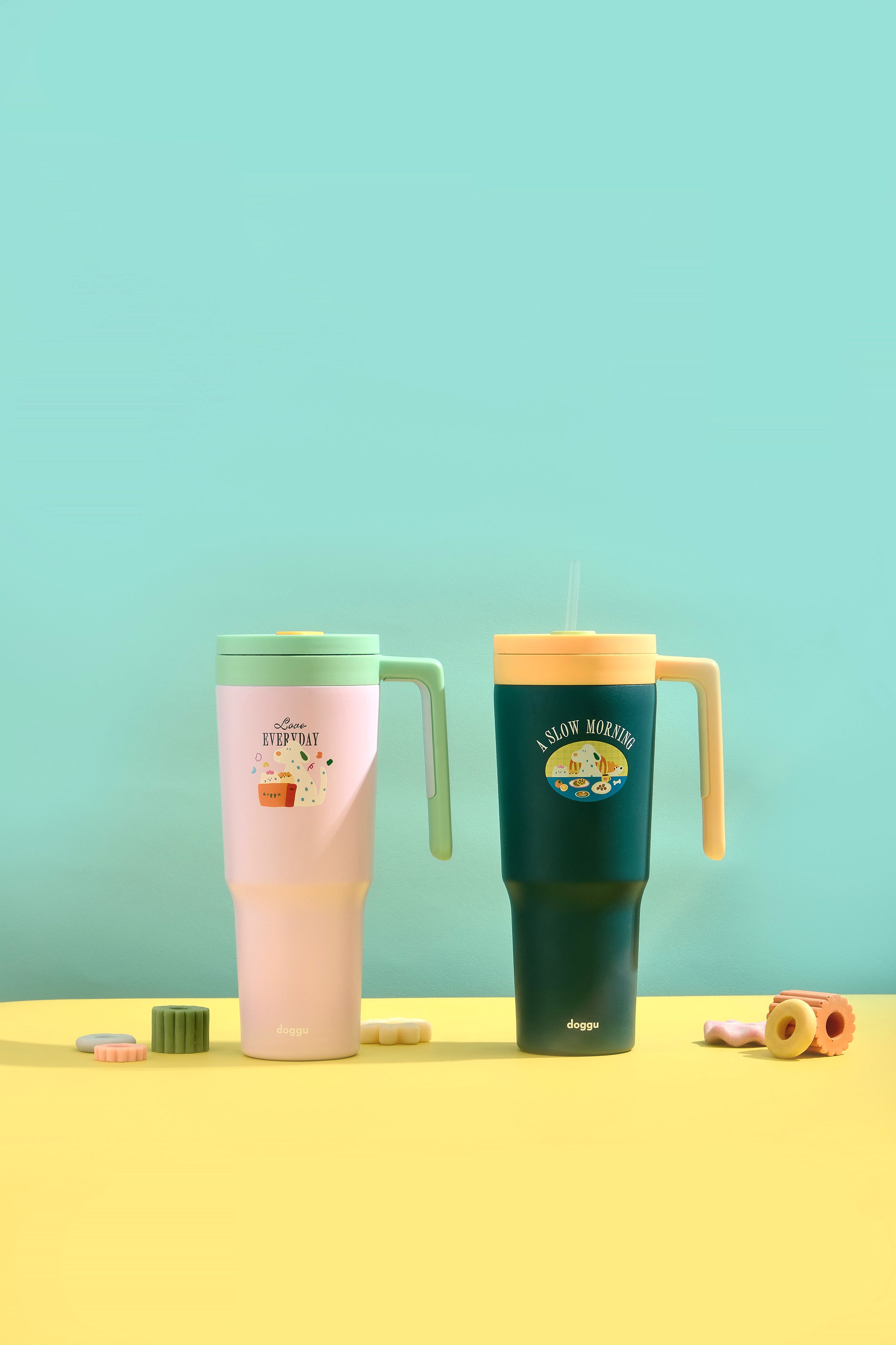 Doggu In the Morning tumbler