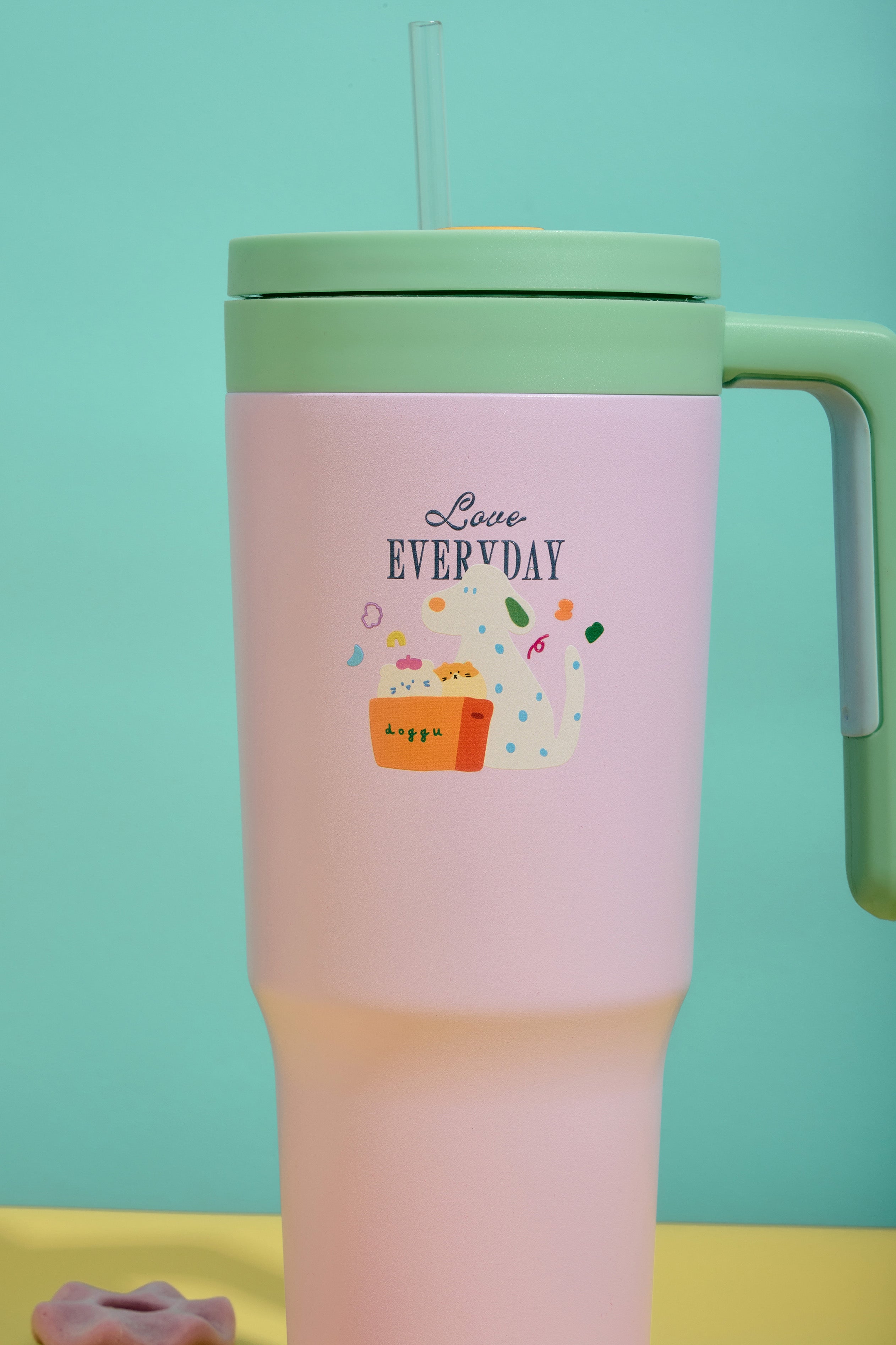 Doggu In the Morning tumbler