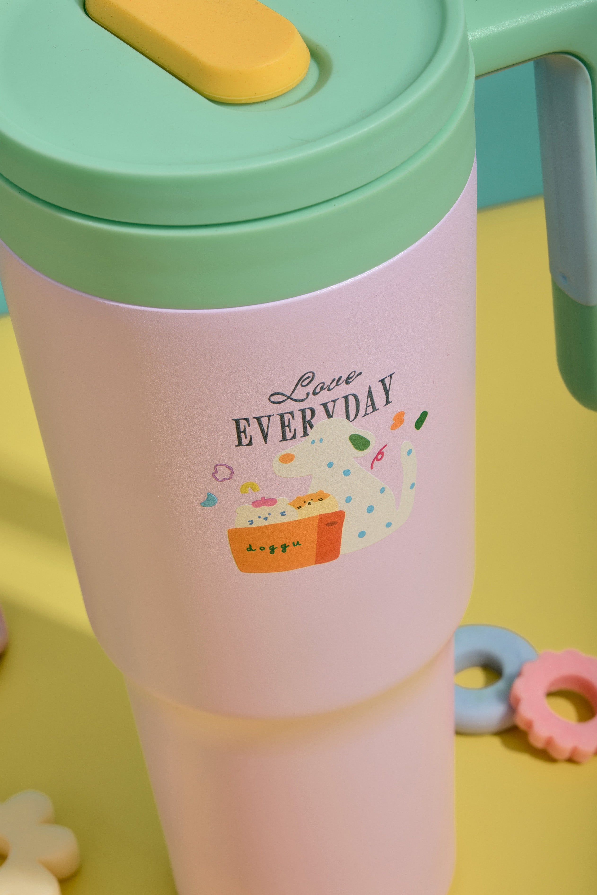 Doggu In the Morning tumbler