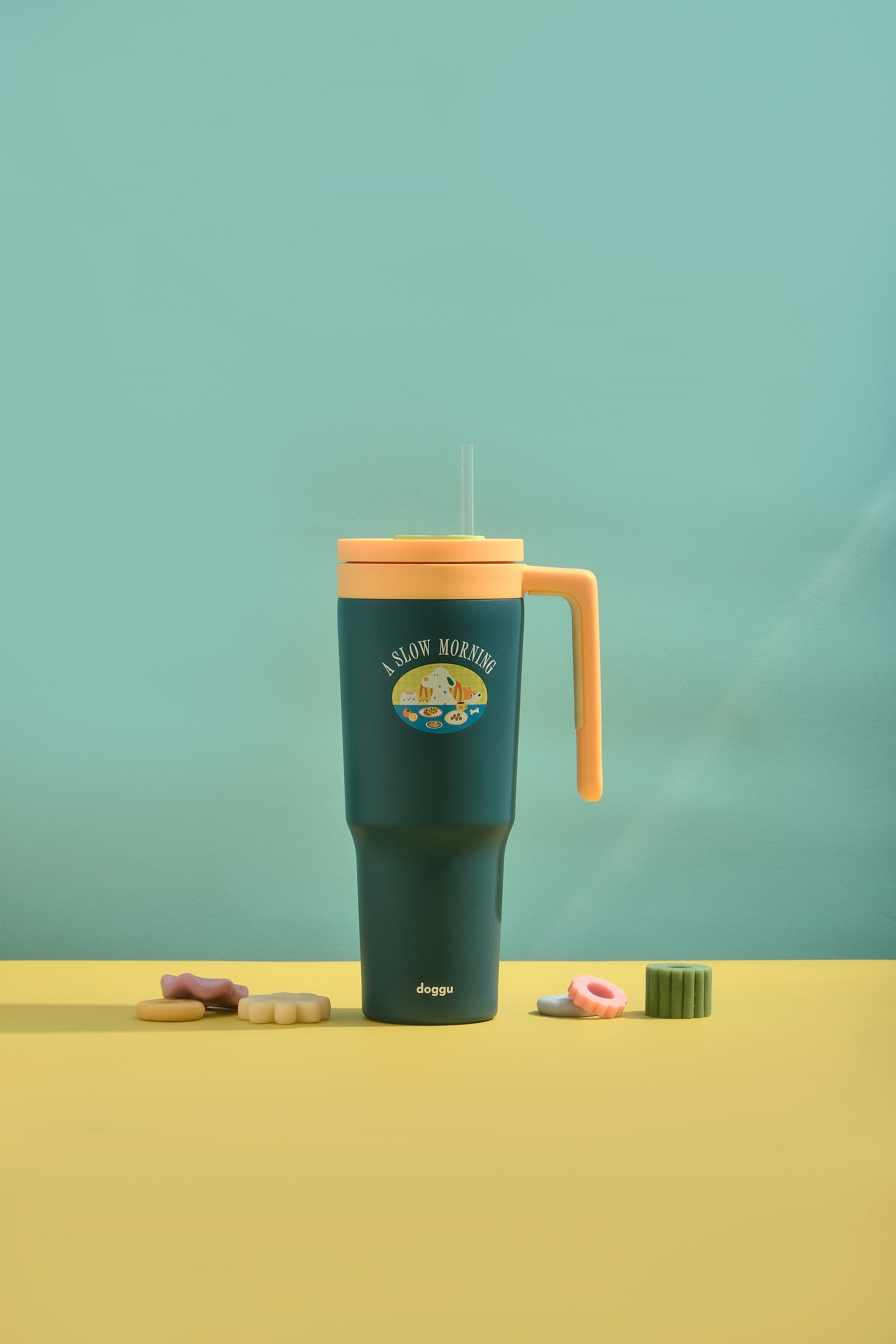Doggu In the Morning tumbler