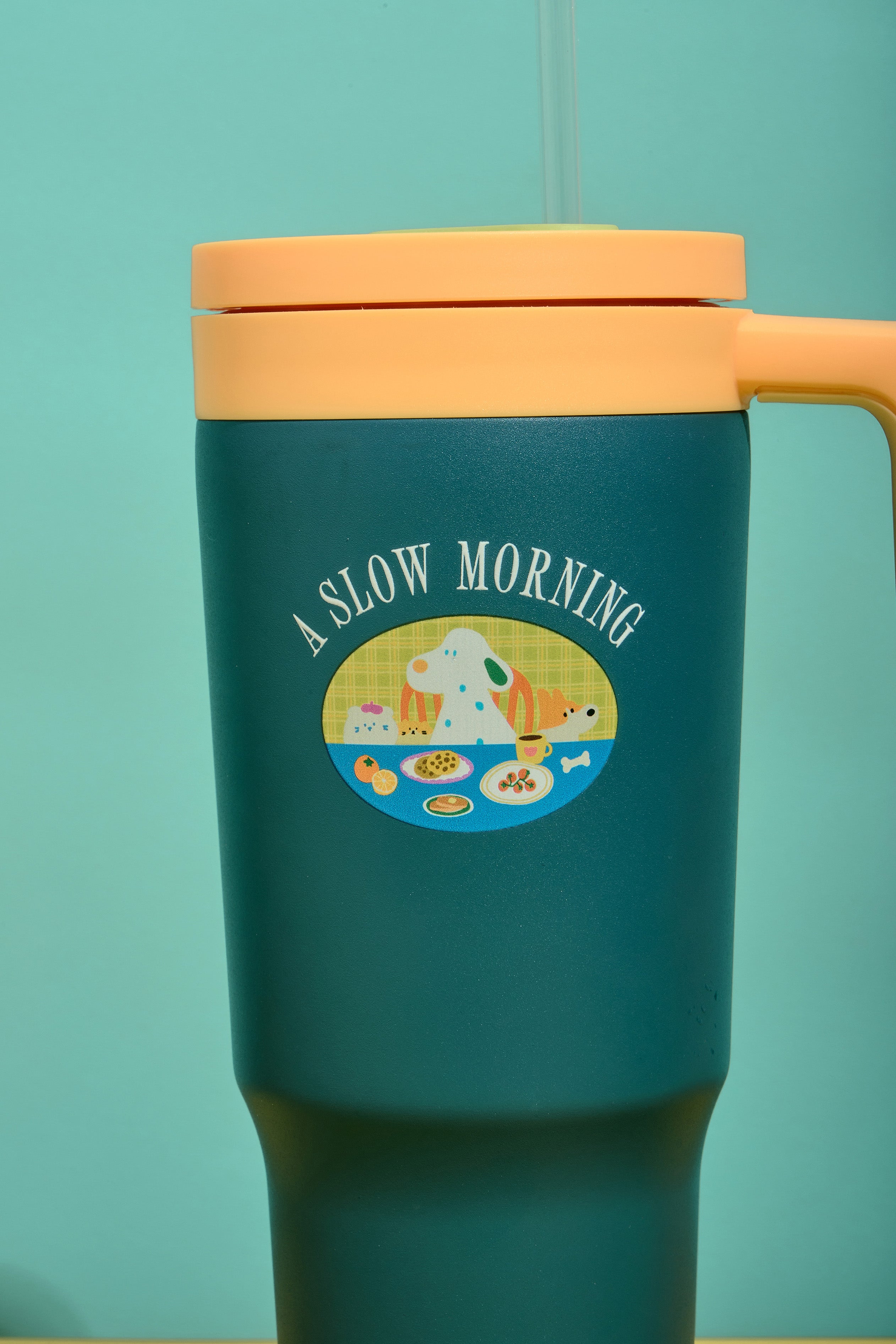 Doggu In the Morning tumbler