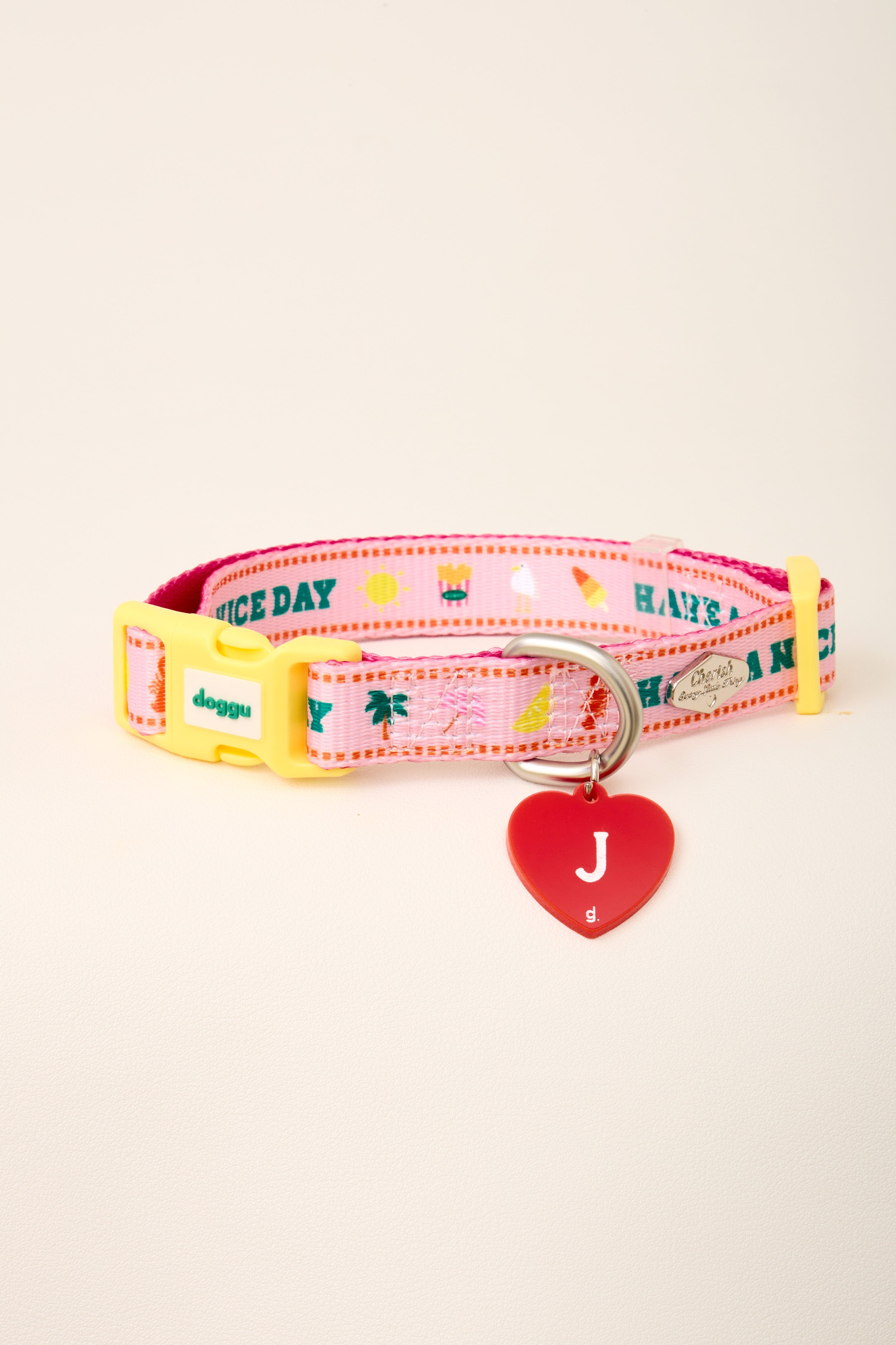 Heart Amis Initial Charm