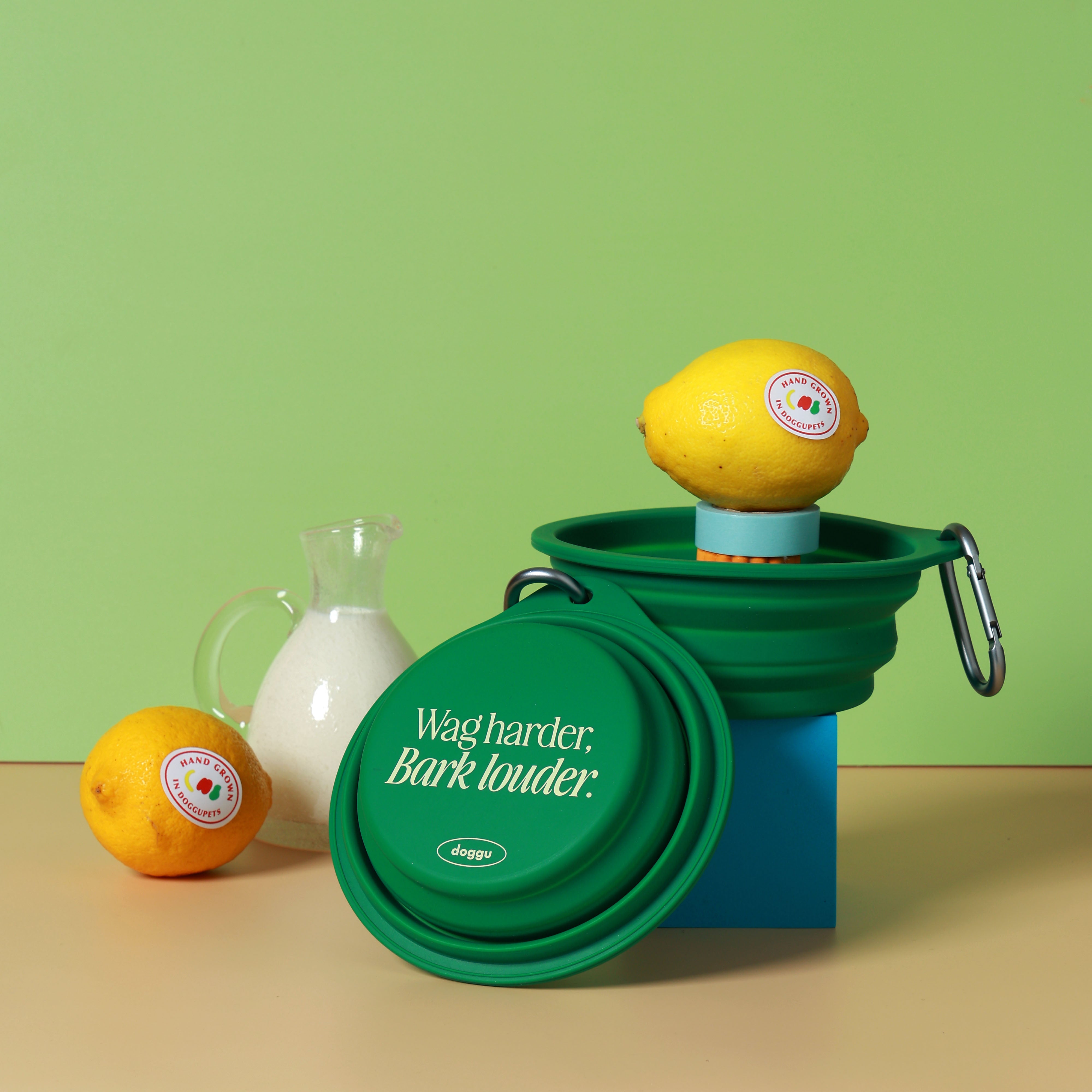 Wag harder, Bark louder water bowl