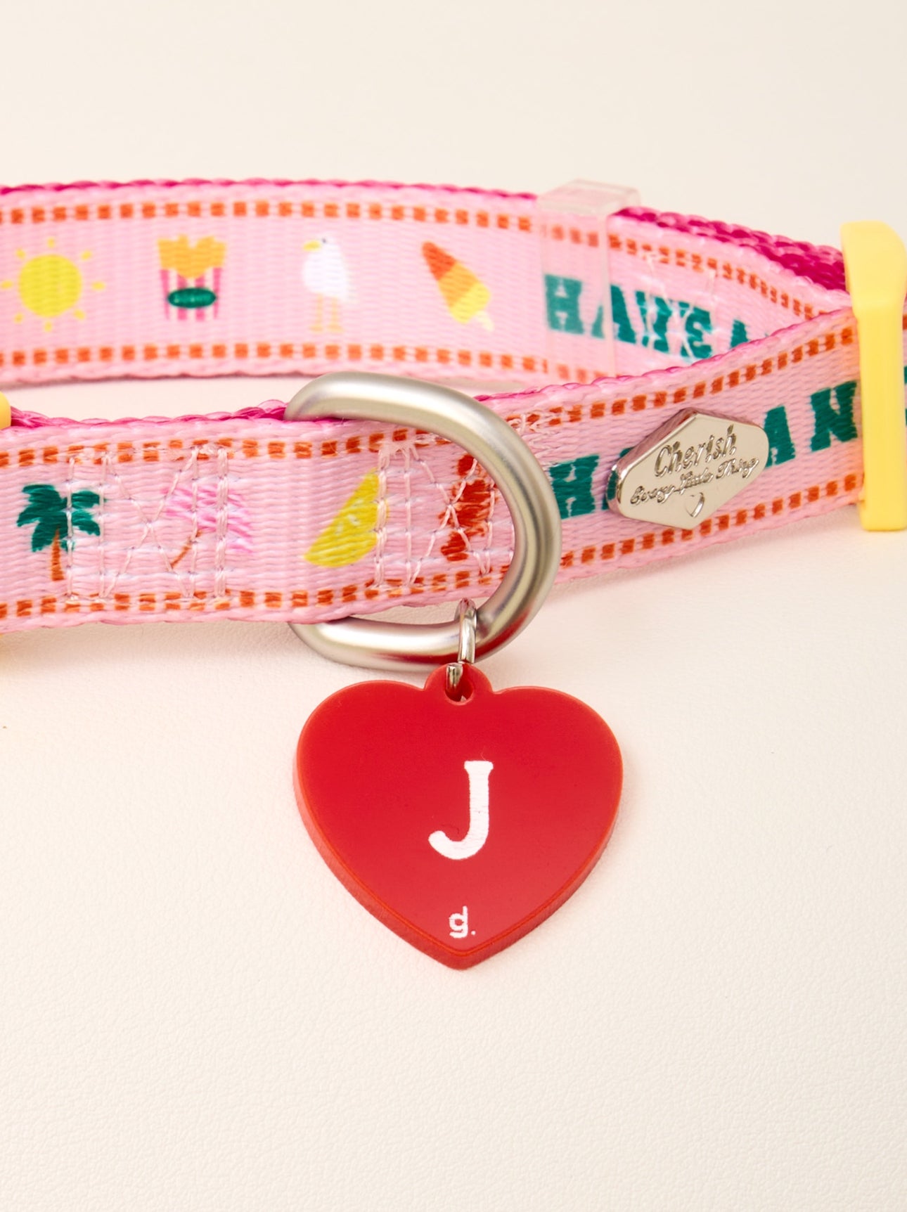 Heart Amis Initial Charm