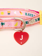 Heart Amis Initial Charm