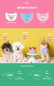 Bib Bib hooray II Birthday bib