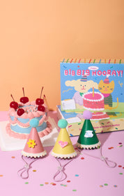 Vegan leather birthday party hat