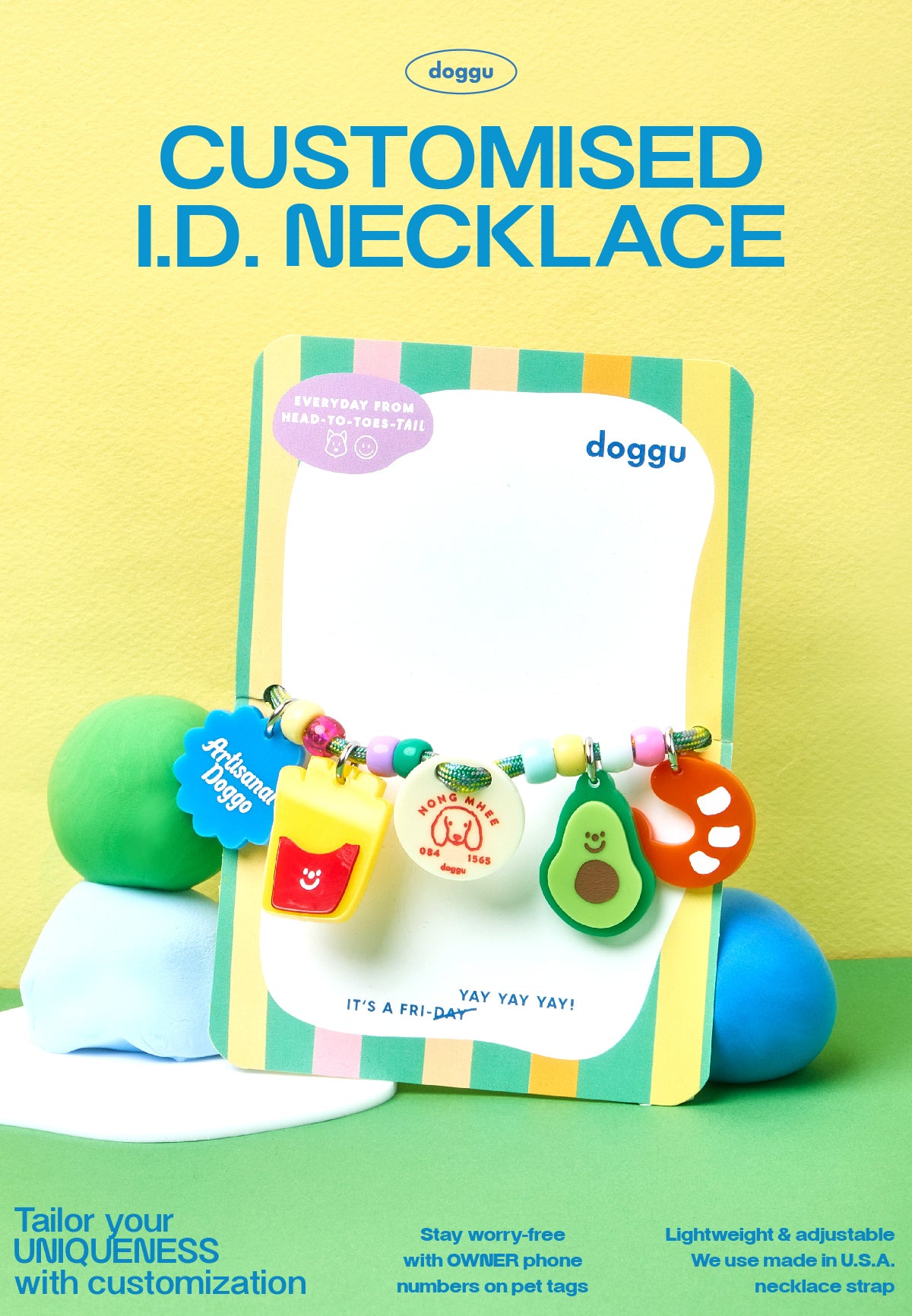 Customise i.d. necklace