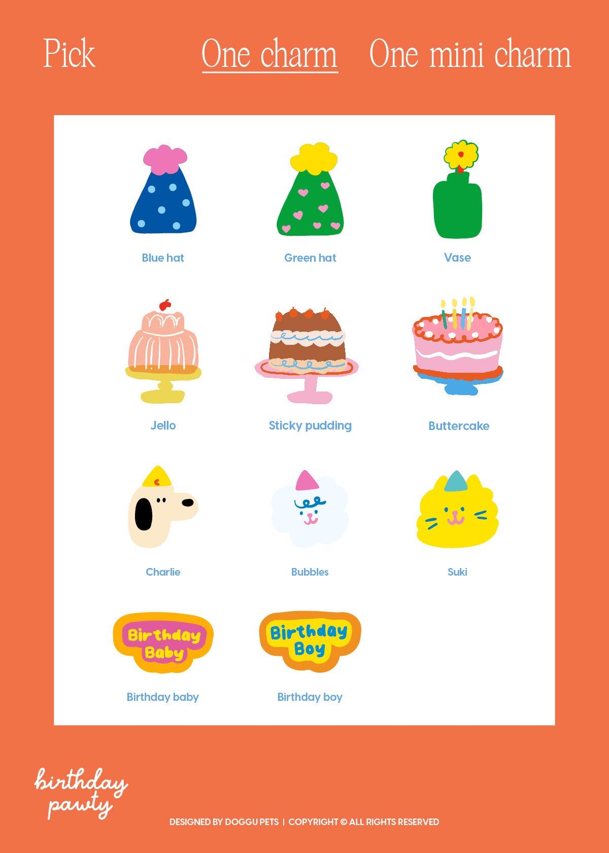 Create your own TAG : Birthday Pawty