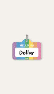 Rainbow Name Signage Charm