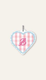 Baby Pink Heart Signage Initial : My Girl
