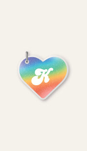 Rainbow Heart Initial