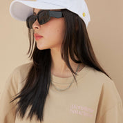 Every Season Cap : Friends with the Dino (White)
