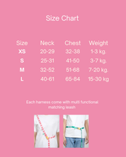 Doggu Parco Mille Harness Set with double lock buckle (Pre-Order)