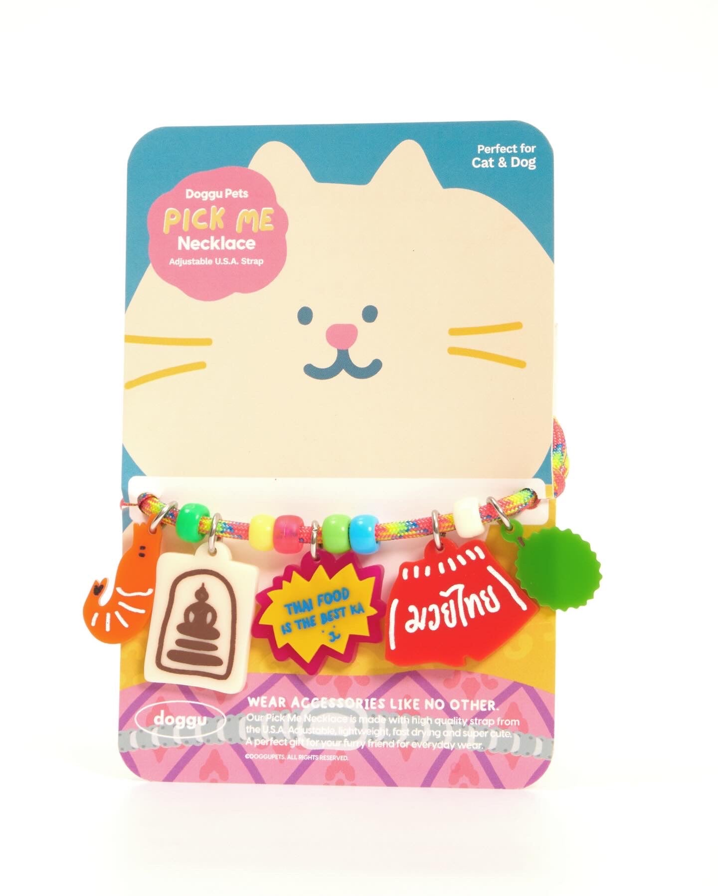 Pet Necklace Thailand Set : Muay Thai