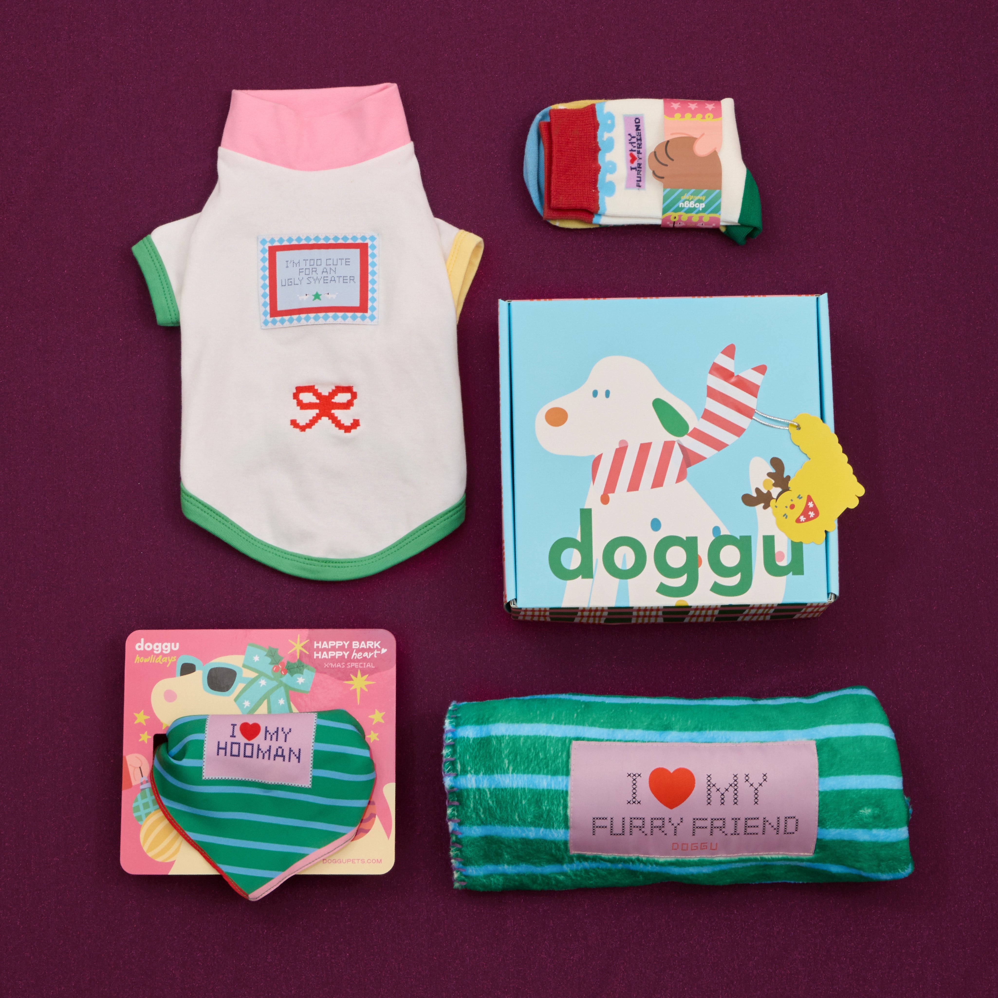 Doggu Gift Set (Set D) : Snuggle Together Set
