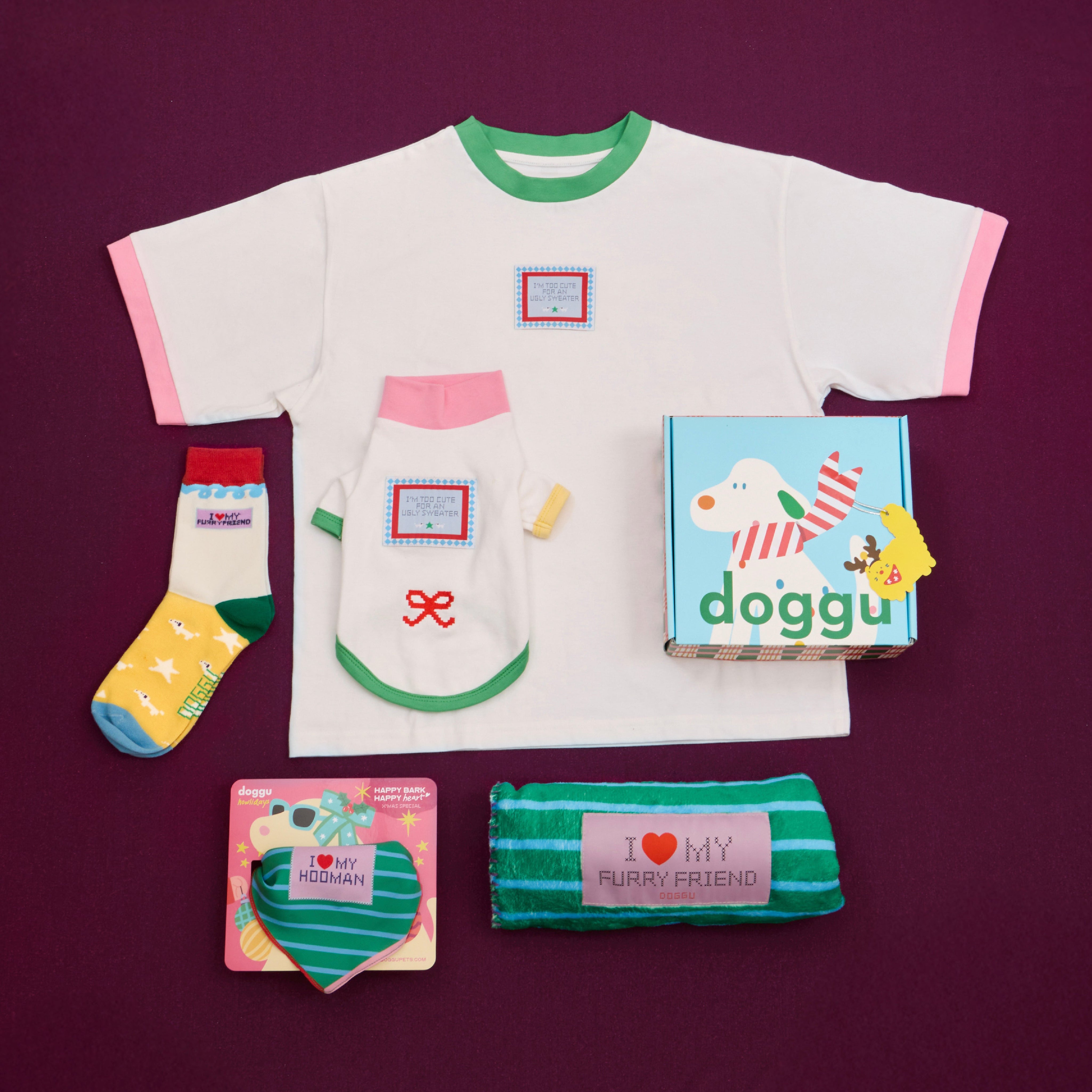 Doggu Gift Set (Set E) : Purrrfect Together Set