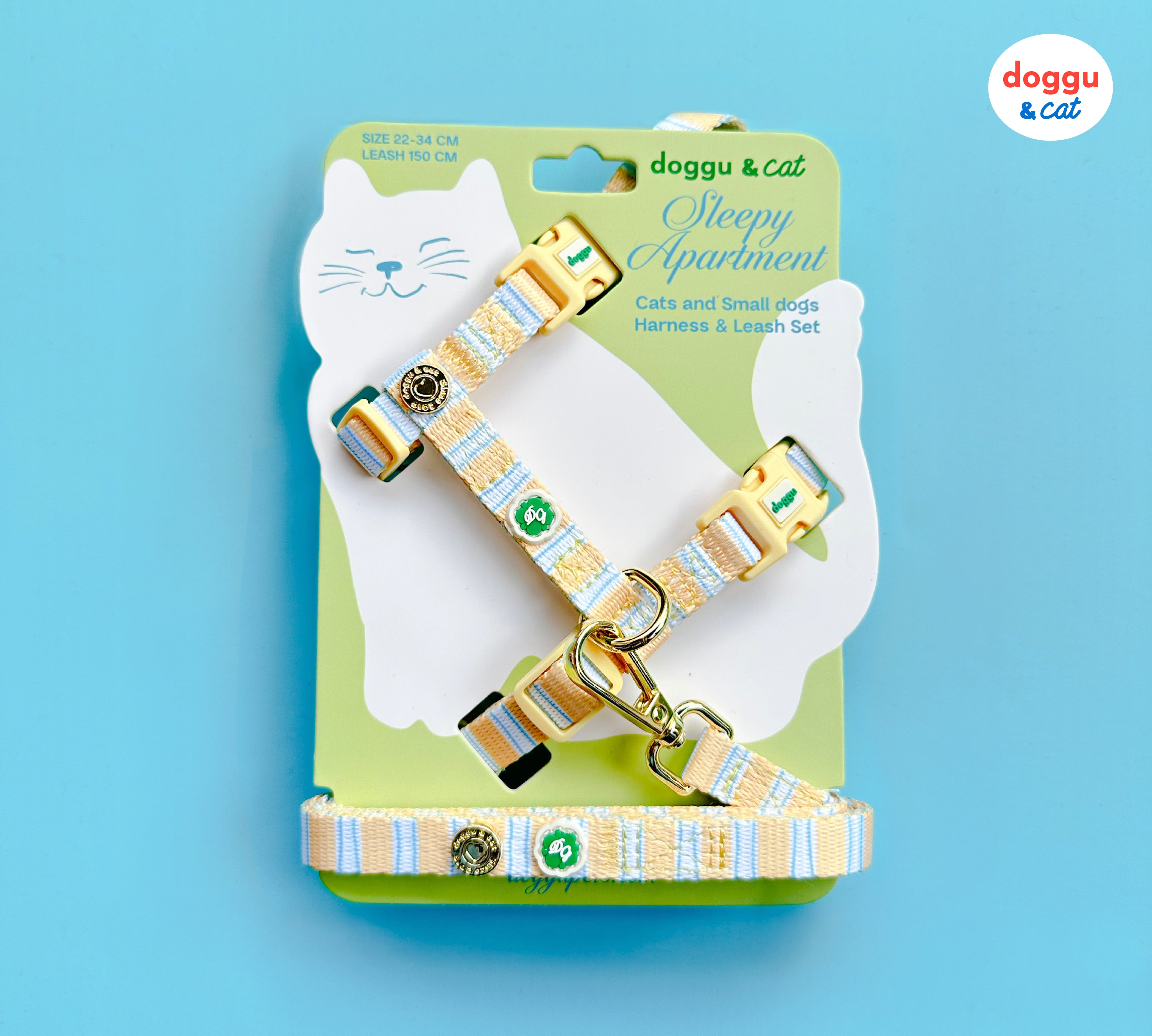 Cat Harness Sleepy Apartment