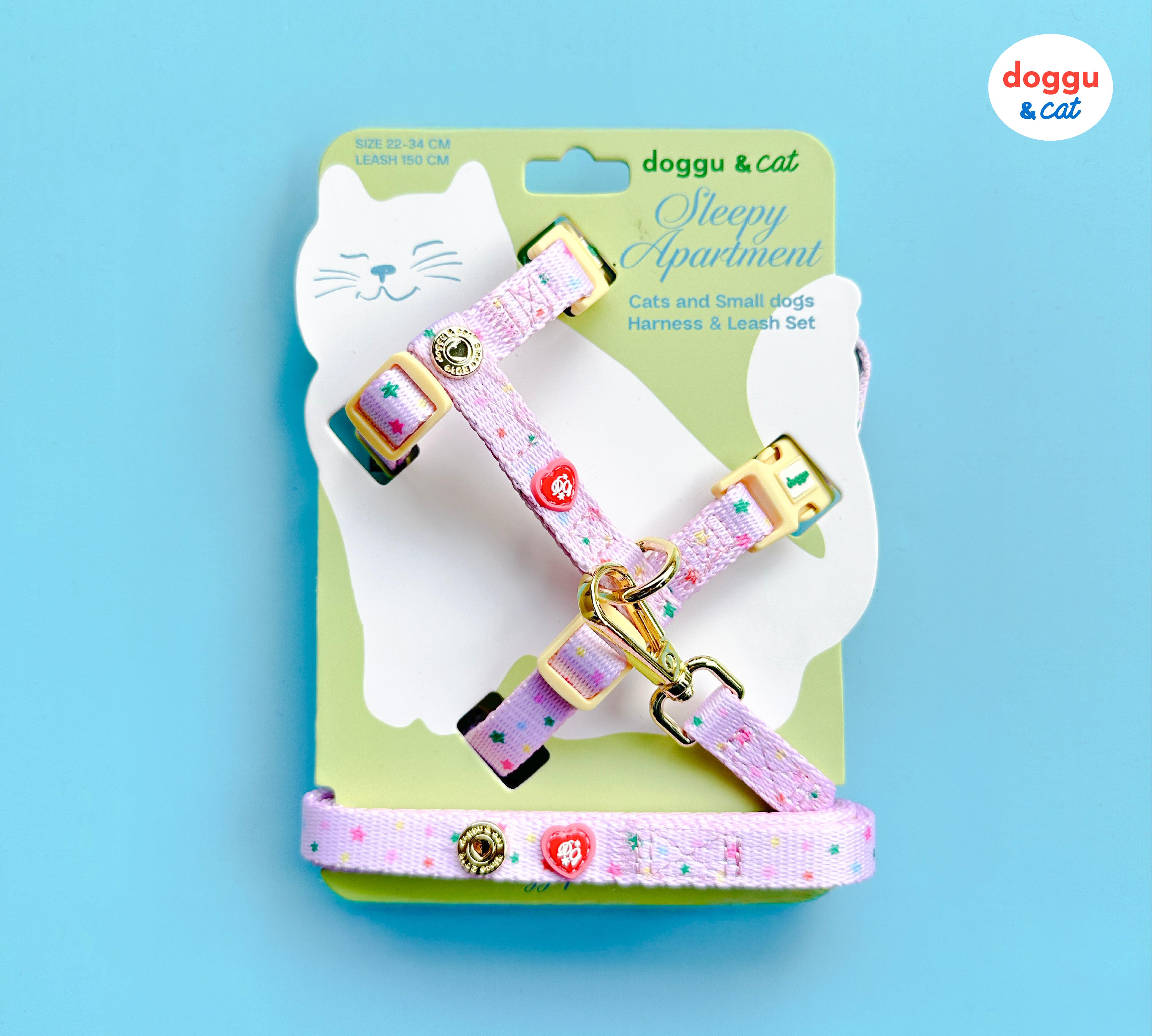 Cat Harness Sleepy Apartment