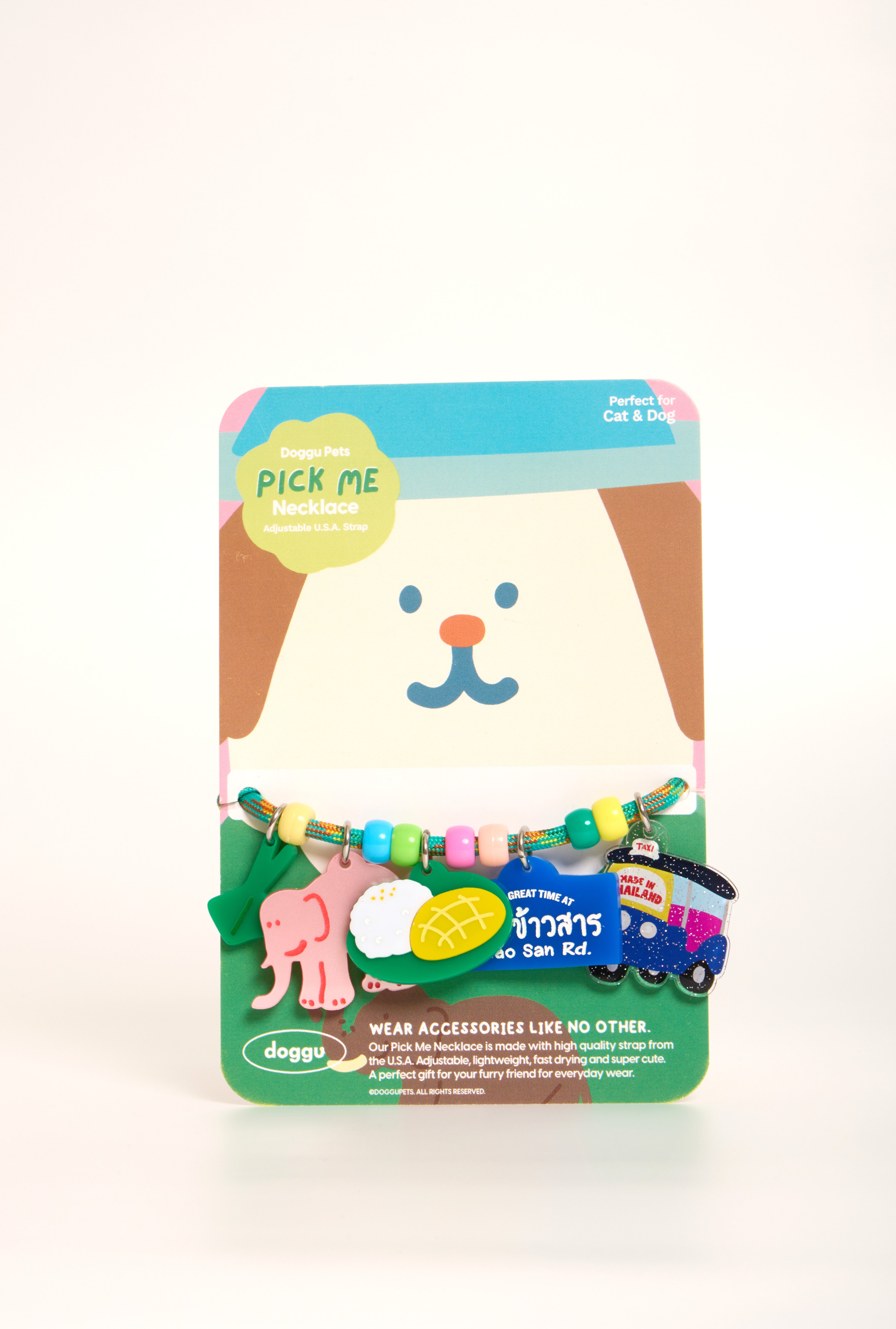 Pet Necklace Thailand Set : Khaosan Rd.