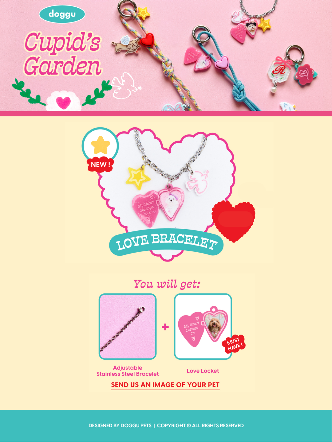 Love Bracelet : Cupid's Garden Collection
