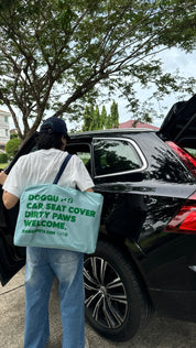 Car Seat Cover : Dirty Paws Welcome