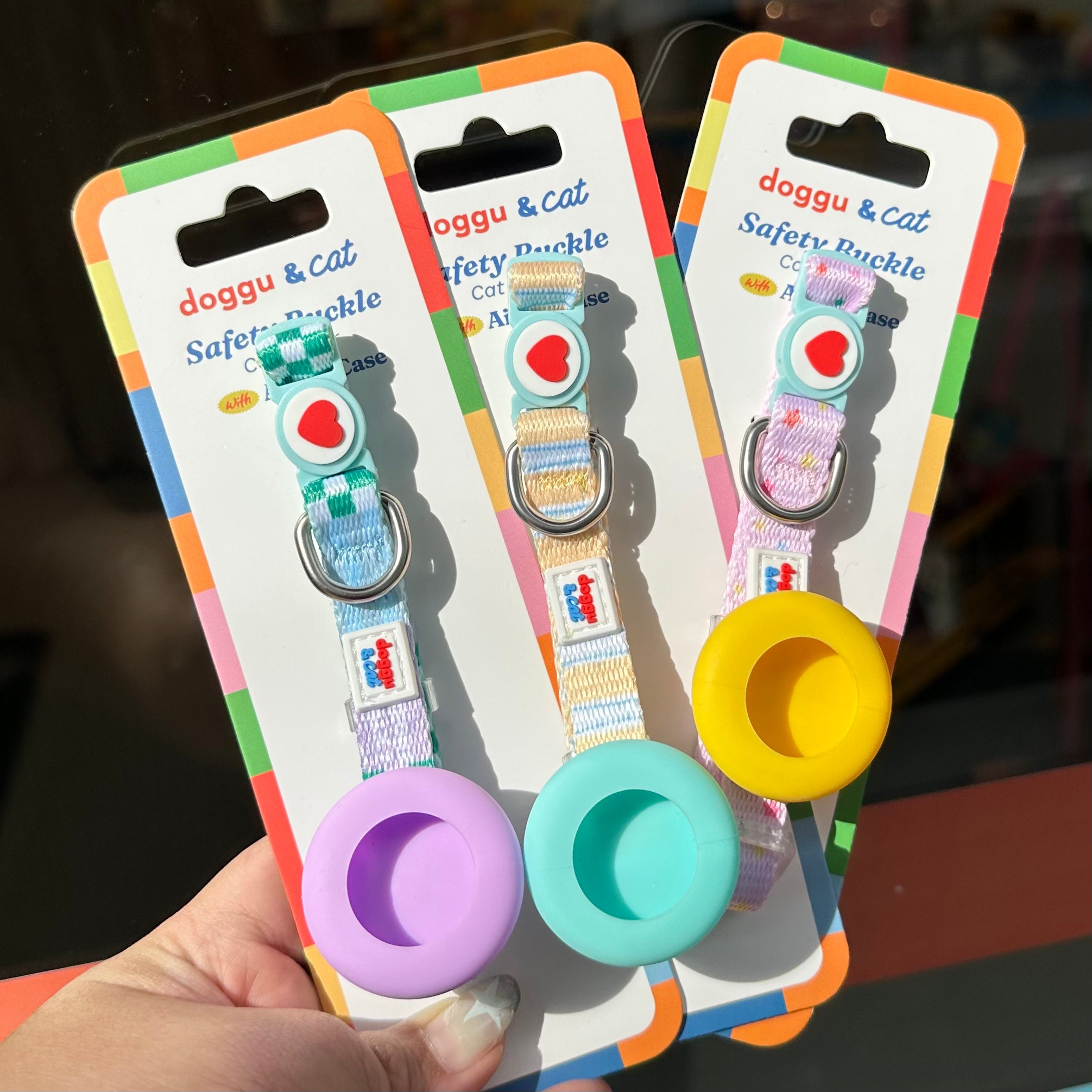 (2026) Doggu & Cat Safety buckle airtag collar