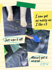 Car Seat Cover : Dirty Paws Welcome
