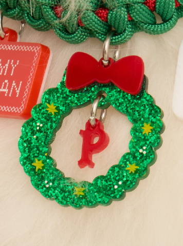 Wreath Alphabet Initial Charm
