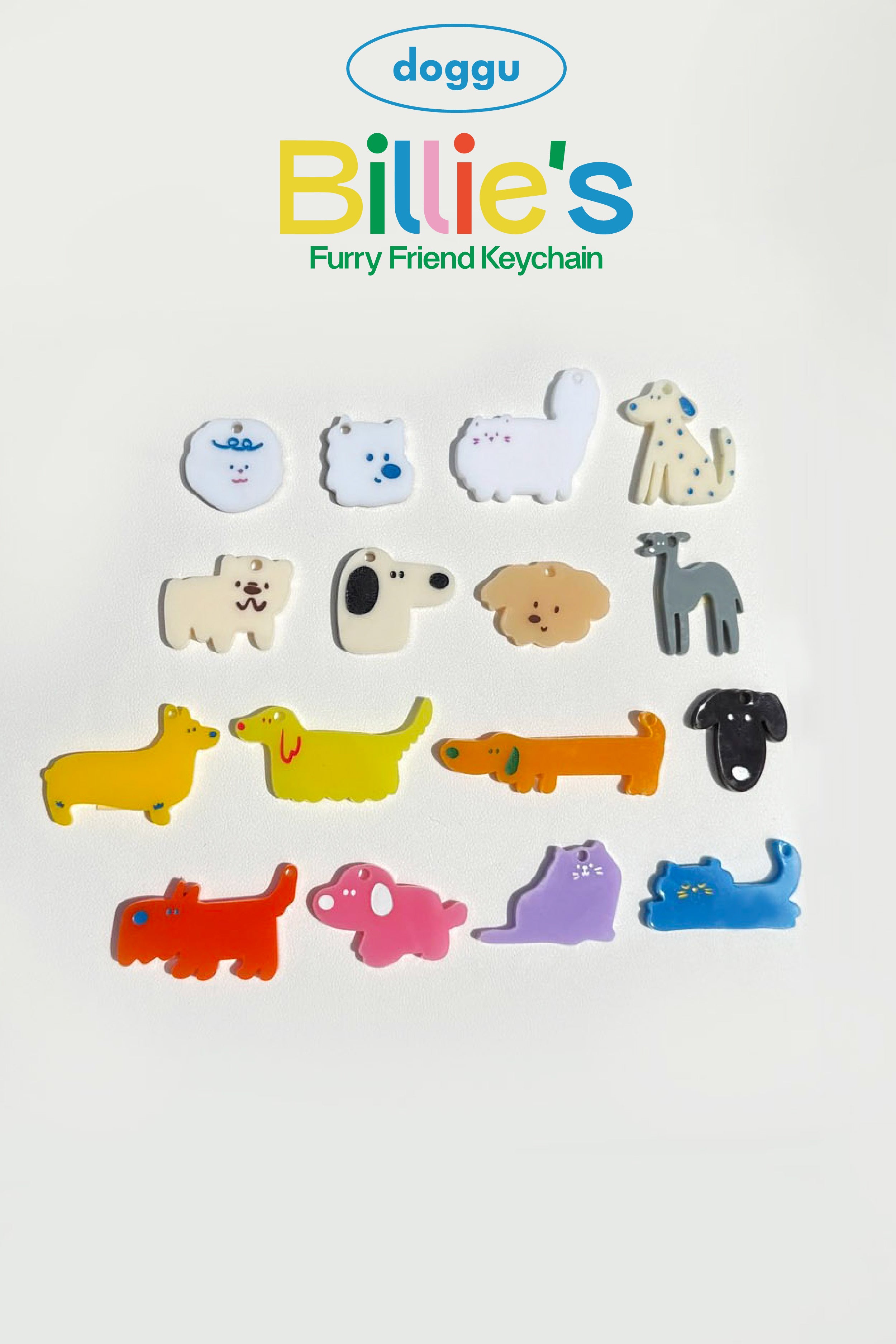 Billie's Furry friend keychain